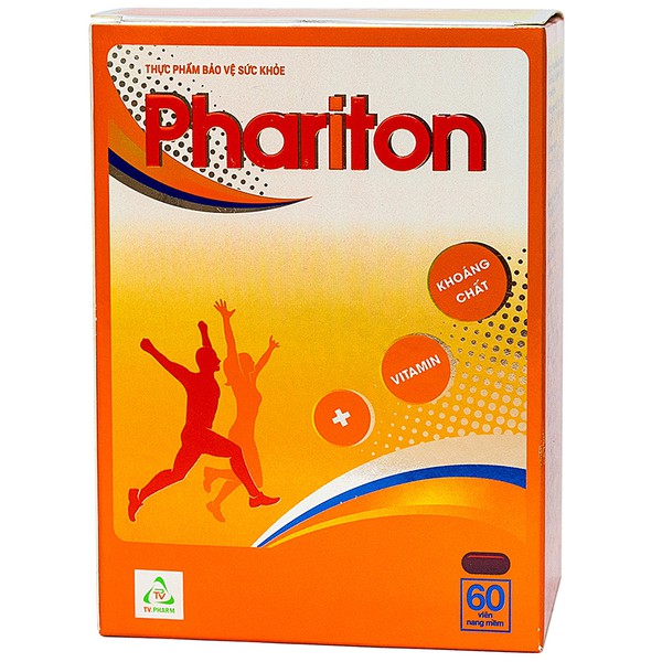 Viên uống bổ sung vitamin và khoáng chất Phariton (12 vỉ x 5 viên/hộp)