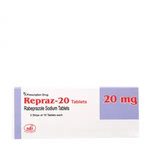 Repraz 20 (3 vỉ x 10 viên/hộp)