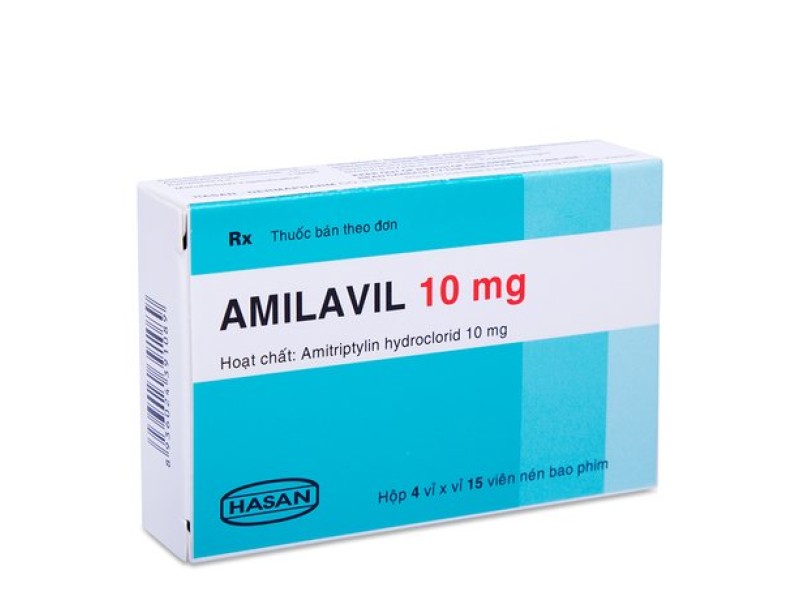 Thuốc điều trị trầm cảm Amilavil Hasan 10mg (4 vỉ x 15 viên/hộp)