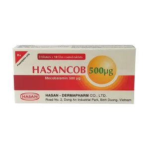 Hasancob 500mcg (3 vỉ x 10 viên/hộp)
