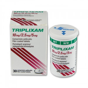 Thuốc điều trị tăng huyết áp Triplixam 10mg/2.5mg/5mg (30 viên/chai)