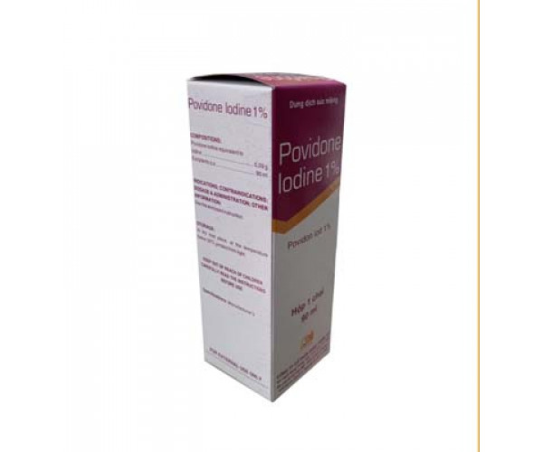 Thuốc súc họng và súc miệng Povidone Iodine 1% (90ml)