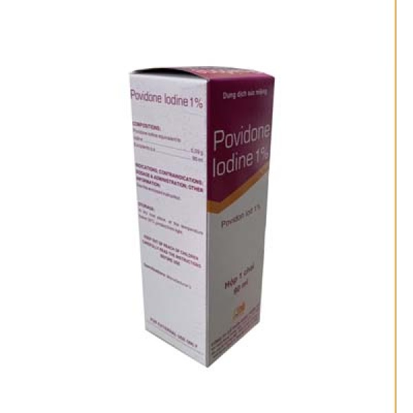 Thuốc súc họng và súc miệng Povidone Iodine 1% (90ml)