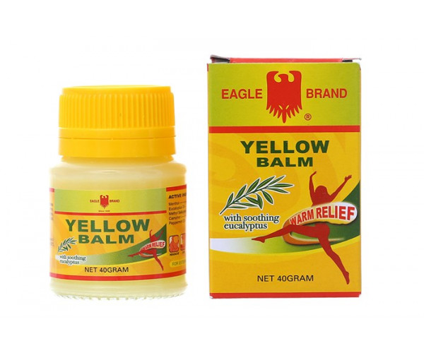 Dầu cù là vàng con ó giảm đau, chống cảm lạnh Eagle Brand Yellow Balm (40g)