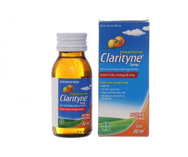 Siro làm giảm triệu chứng do viêm mũi dị ứng Clarityne (60ml)