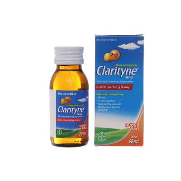 Siro làm giảm triệu chứng do viêm mũi dị ứng Clarityne (60ml)