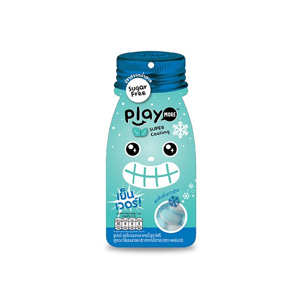 Kẹo the vị siêu mát lạnh Play More (Gói 12g)