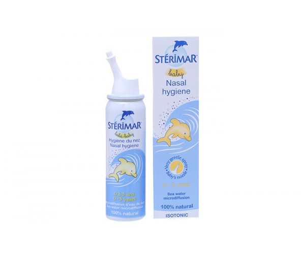 Dung dịch nước muối xịt mũi cho trẻ em Sterimar baby (50ml)