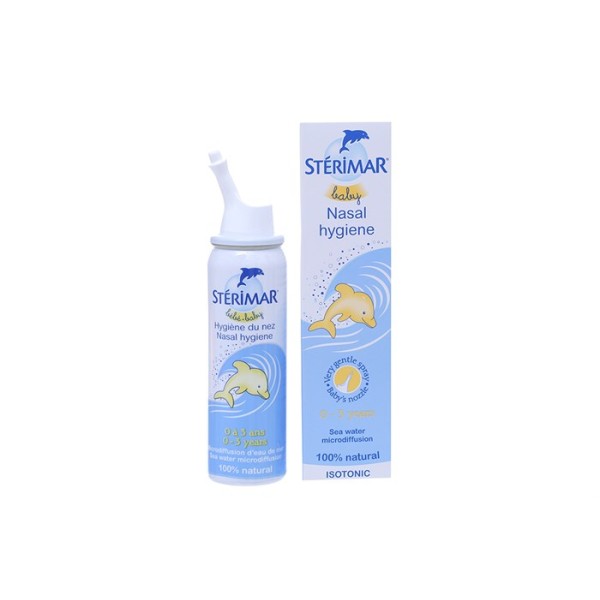 Dung dịch nước muối xịt mũi cho trẻ em Sterimar baby (50ml)