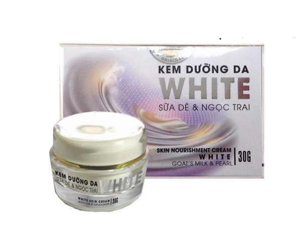 Kem dưỡng da chứa tinh chất sữa dê và ngọc trai White (30g)