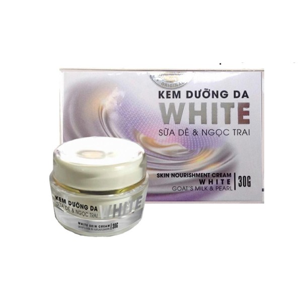 Kem dưỡng da chứa tinh chất sữa dê và ngọc trai White (30g)