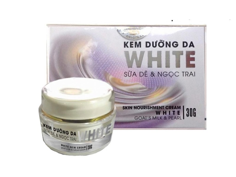 Kem dưỡng da chứa tinh chất sữa dê và ngọc trai White (30g)