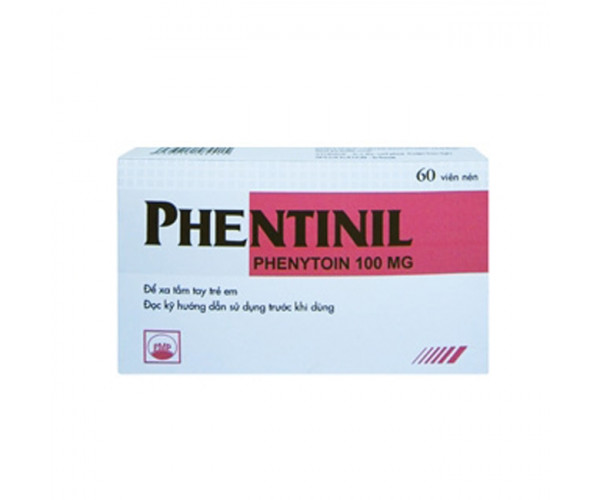 Thuốc trị động kinh Phentinil 100mg (6 vỉ x 10 viên/hộp)