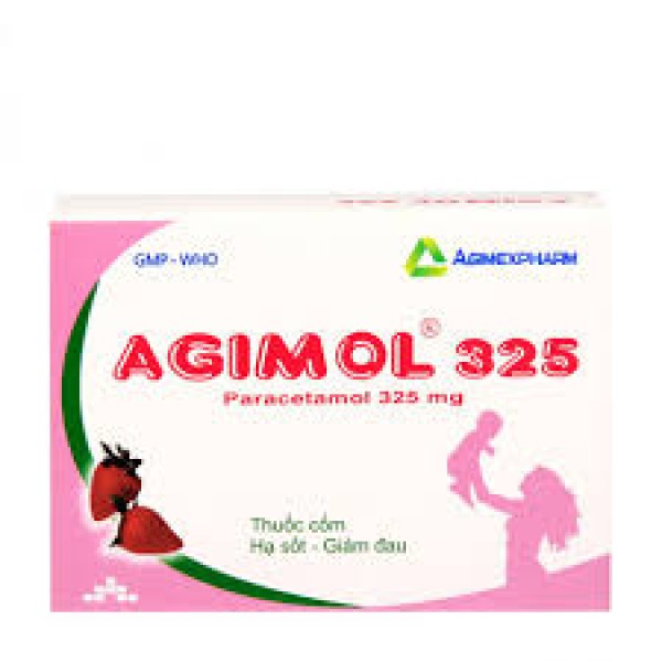 Thuốc giảm đau, hạ sốt Agimol 325 (30 gói/hộp)
