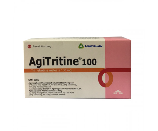 Thuốc trị rối loạn nhu động ruột AgiTritine 100 (10 vỉ x 10 viên/hộp)