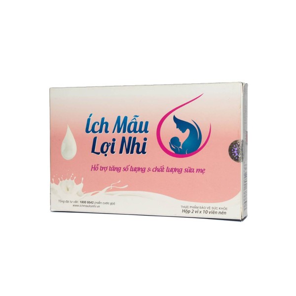 Viên uống lợi sữa Ích Mẫu Lợi Nhi (20 viên/hộp)