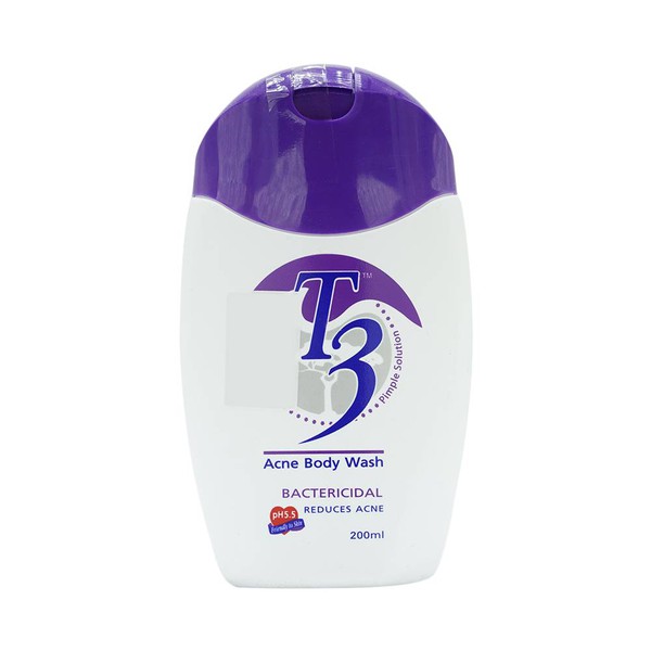 Sữa tắm ngăn ngừa mụn T3 Acne Body Wash (200ml)