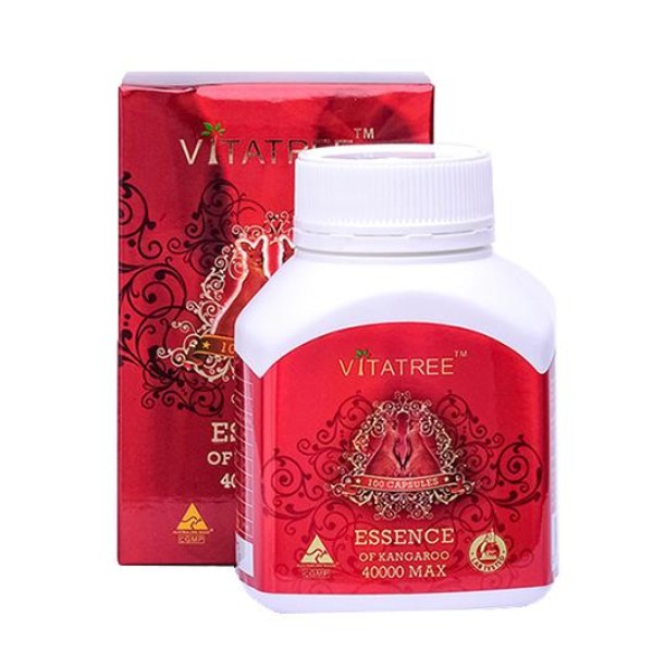 Viên uống tăng cường sinh lý cho nam Vitatree Essence Of Kangaroo 40000 MAX (100 viên/hộp)