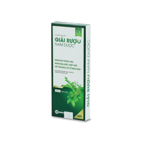 Viên giải rượu Nam Dược (6 viên/hộp)