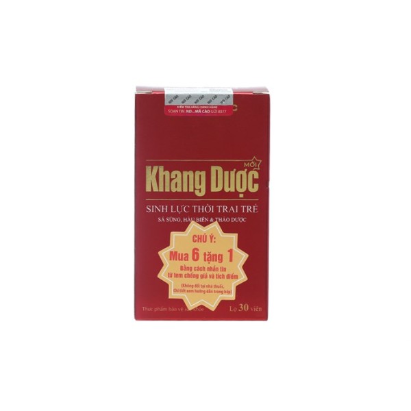 Viên uống bổ thận, tăng cường sinh lý Khang Dược New (30 viên/hộp)