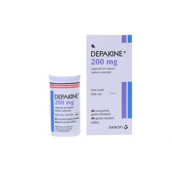 Thuốc trị động kinh Depakine 200mg (40 viên/chai)