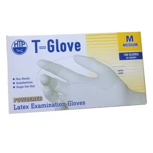 Găng tay cao su y tế T-Glove (size M)
