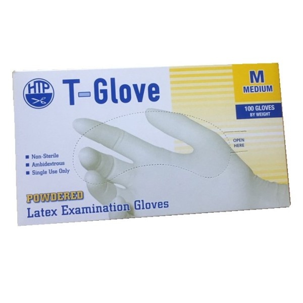 Găng tay cao su y tế T-Glove (size M)