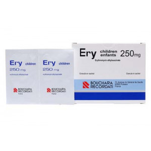 Thuốc kháng sinh Ery Children 250mg (24 gói/hộp)
