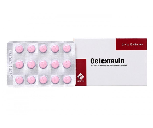 Thuốc chống dị ứng Celextavin (2 vỉ x 15 viên/hộp)