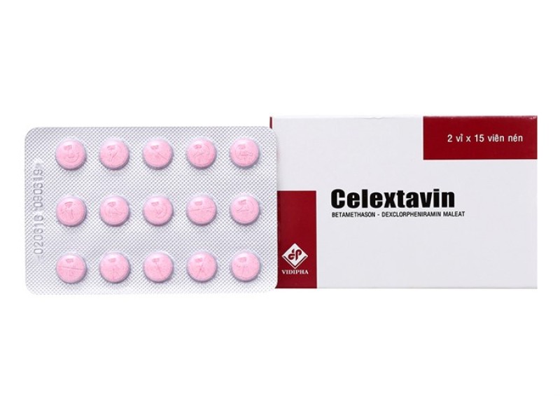 Thuốc chống dị ứng Celextavin (2 vỉ x 15 viên/hộp)