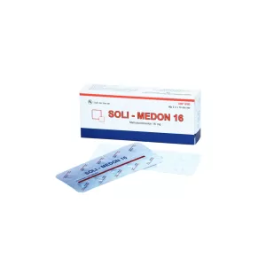 Soli-medon 16mg (3 vỉ x 10 viên/hộp)