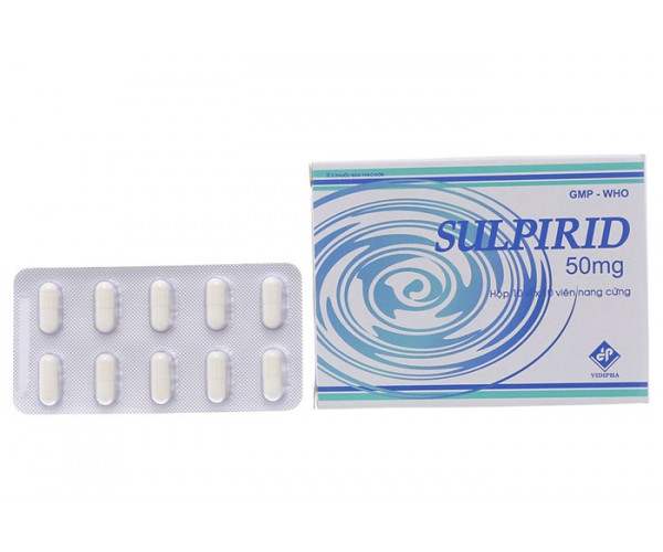 Thuốc hướng tâm thần Sulpirid 50mg Vidipha (10 vỉ x 10 viên/hộp)