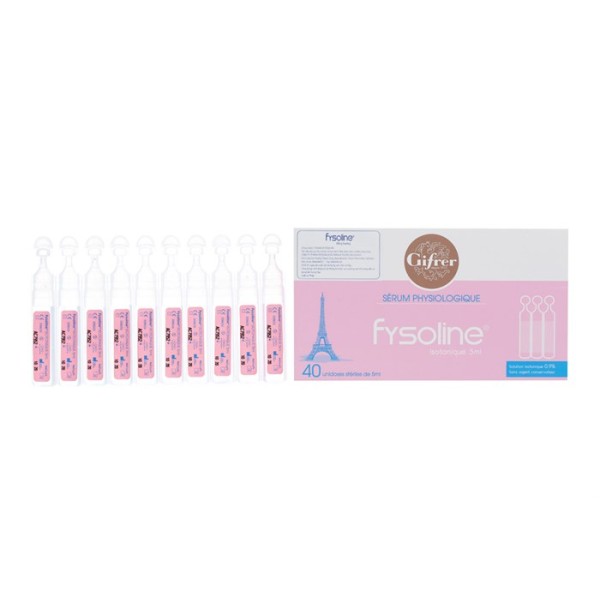Nước muối sinh lý cho trẻ em Fysoline 5ml (40 ống/hộp)