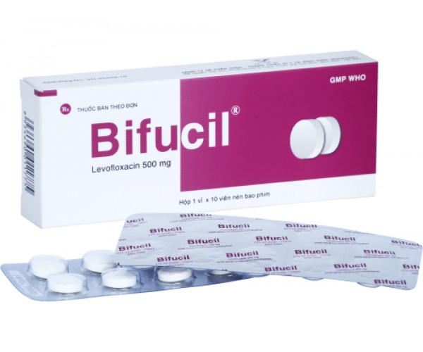 Thuốc kháng sinh Bifucil 500mg (10 viên/hộp)