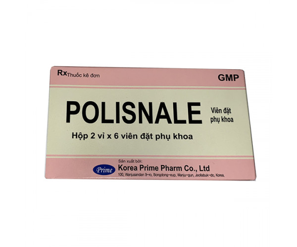 Viên đặt phụ khoa Polisnale (2 vỉ x 6 viên/hộp)