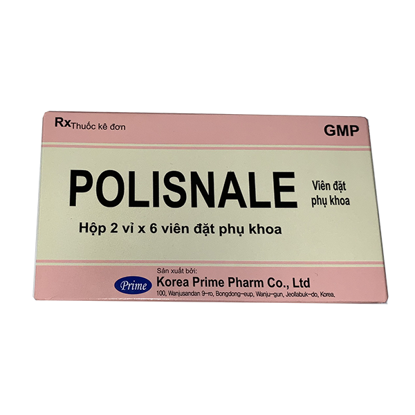 Viên đặt phụ khoa Polisnale (2 vỉ x 6 viên/hộp)