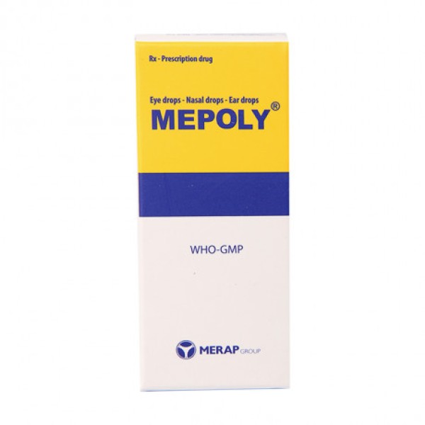 Thuốc nhỏ mắt, tai, mũi Mepoly (10ml)