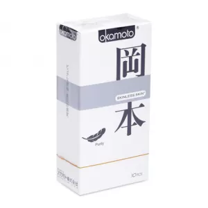 Bao cao su Okamoto Skinless Skin Purity (10 cái/hộp)