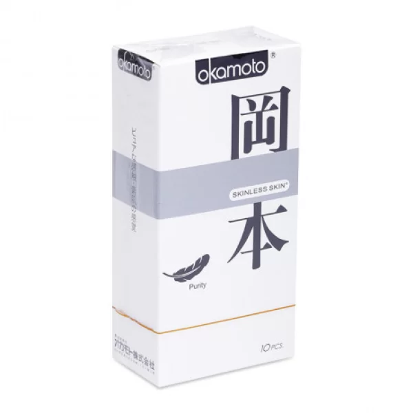 Bao cao su Okamoto Skinless Skin Purity (10 cái/hộp)