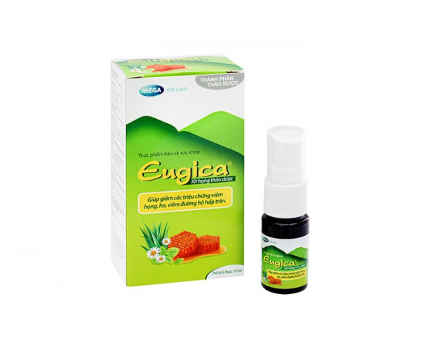 Xịt họng thảo dược Eugica mouth spray (10ml)