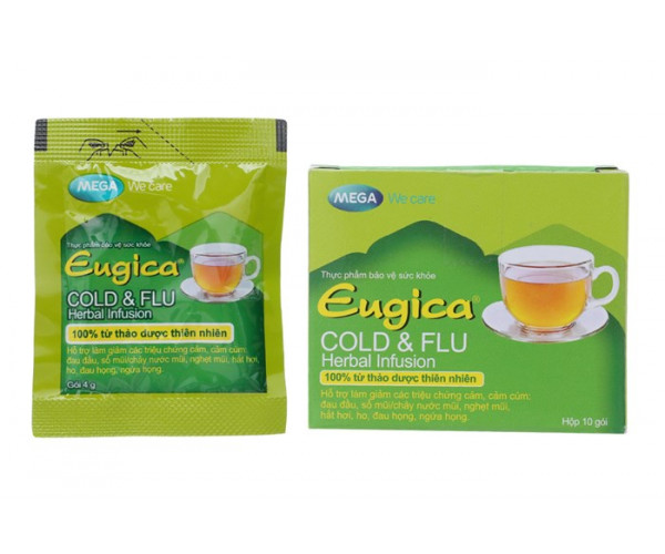 Trà thảo dược Eugica Cold & Flu (10 gói/hộp)