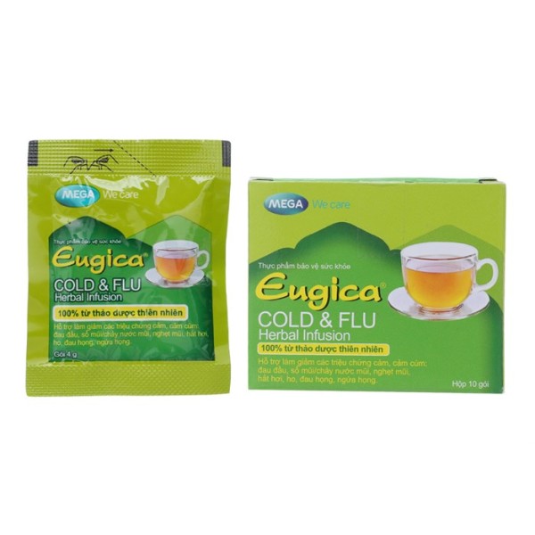 Trà thảo dược Eugica Cold & Flu (10 gói/hộp)