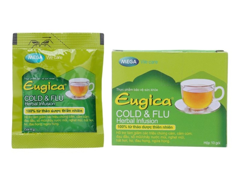 Trà thảo dược Eugica Cold & Flu (10 gói/hộp)
