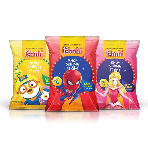 Kẹo dẻo tăng đề kháng Ích Nhi (24g)