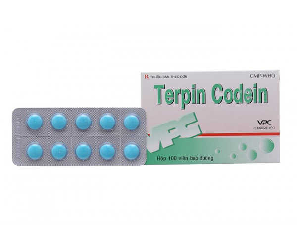 Terpin Codein VPC (10 vỉ x 10 viên/hộp)