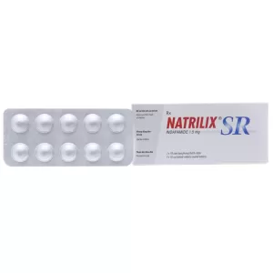 Natrilix SR 1.5mg (3 vỉ x 10 viên/hộp)