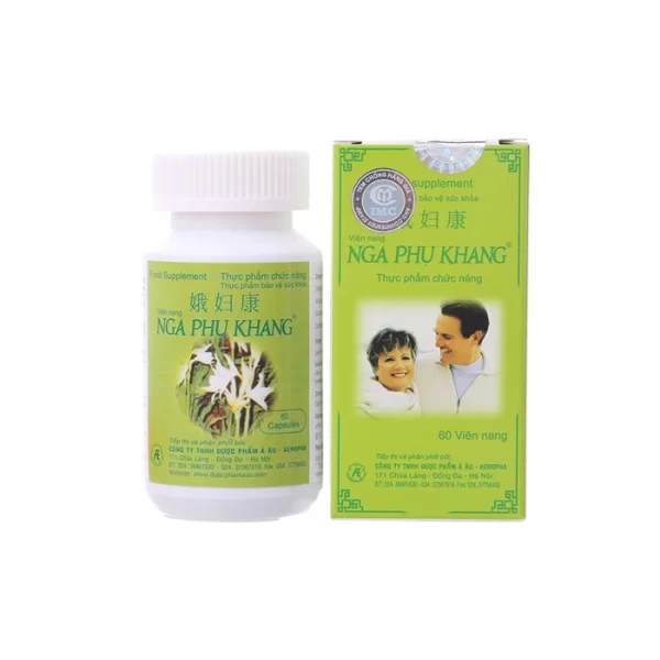 Viên uống hỗ trợ điều trị & phòng ngừa các bệnh nữ và nam giới Nga Phụ Khang (60 viên/hộp)
