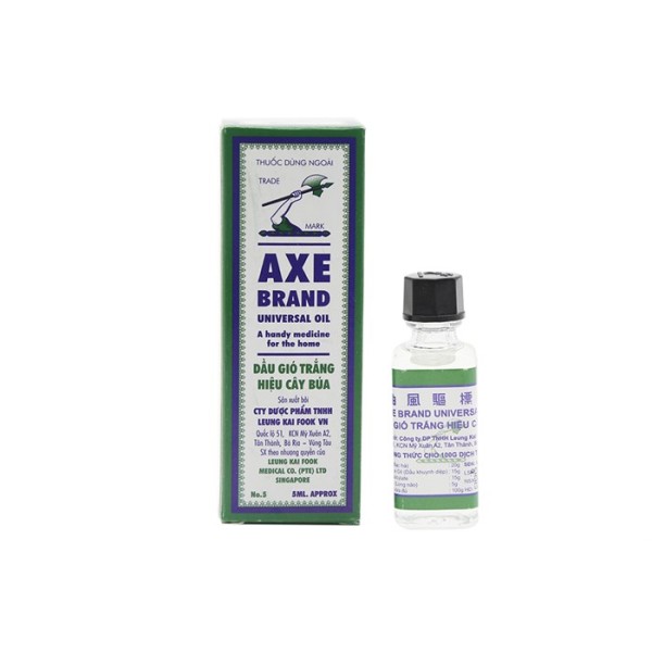 Dầu gió trắng hiệu Cây Búa Axe Brand (5ml)