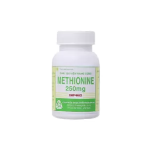 Methionine 250mg MKP (100 viên/chai)