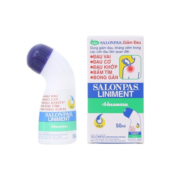 Dầu giảm đau cơ Salonpas Liniment (50ml)
